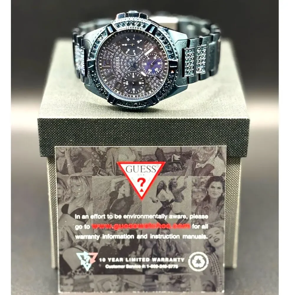 GUESS Lady Frontier GW0044L2 Blue Crystal Multifunction Women's Watch